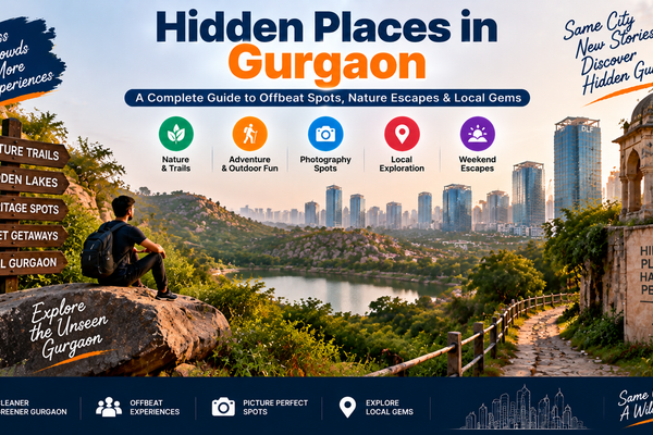 Hidden Places to Visit in Gurgaon: Secret Spots, Nature Escapes and Local Gems