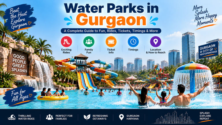 Water Parks in Gurgaon: Best Places for Fun, Rides and Family Outings