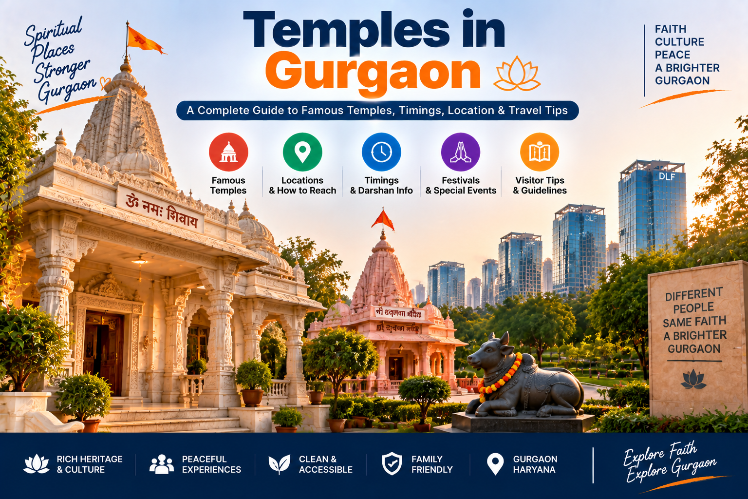 Temples in Gurgaon: Famous Religious Places to Visit
