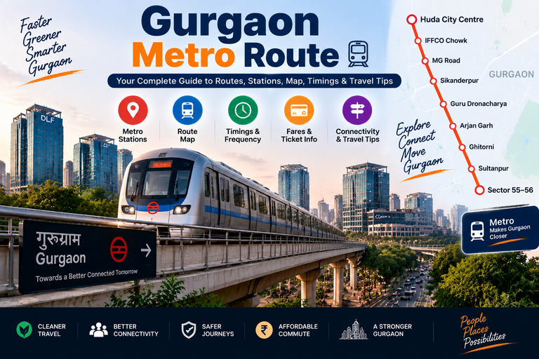 Gurgaon Metro Route: Complete Map, Stations, Timings and Travel Guide