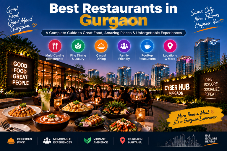 Best Restaurants in Gurgaon: Top Places to Eat, Dine and Explore