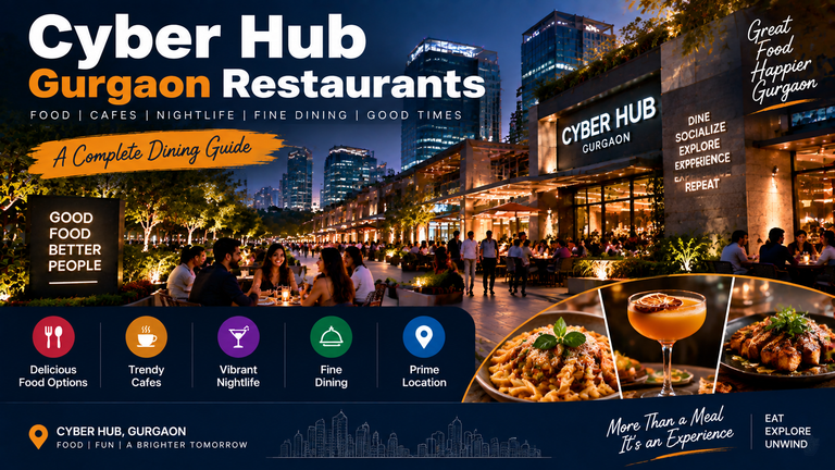 Cyber Hub Gurgaon Restaurants: Best Places to Eat and Enjoy Food