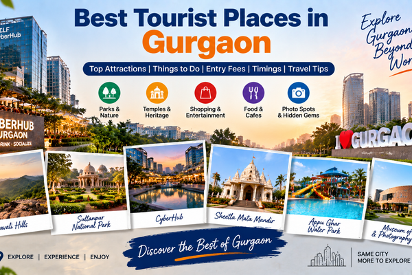 Best Tourist Places in Gurgaon: Top Attractions and Travel Guide