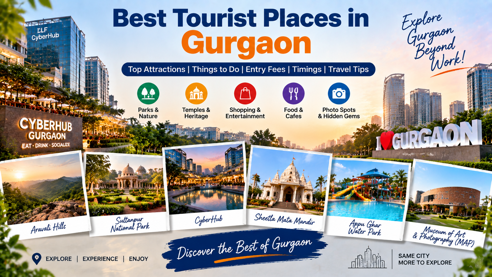 Best Tourist Places in Gurgaon: Top Attractions and Travel Guide
