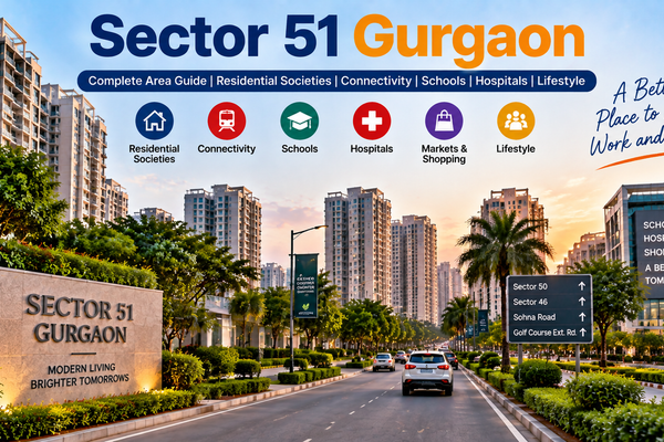 Sector 51 Gurgaon: Complete Area Guide, Residential Societies and Local Facilities